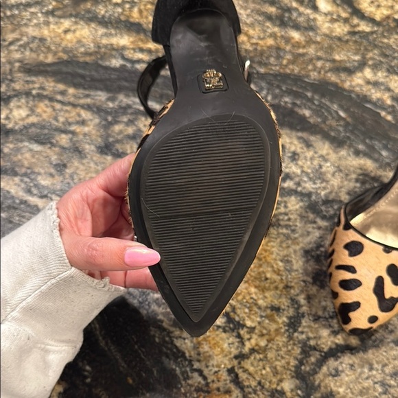 Jennifer Lopez Leopard Cheetah Print Ankle Strap Heels size 6.5 Brand New - Picture 2 of 5